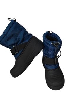Northside Navy Blue & Black Snow Boots Toddler Size 10